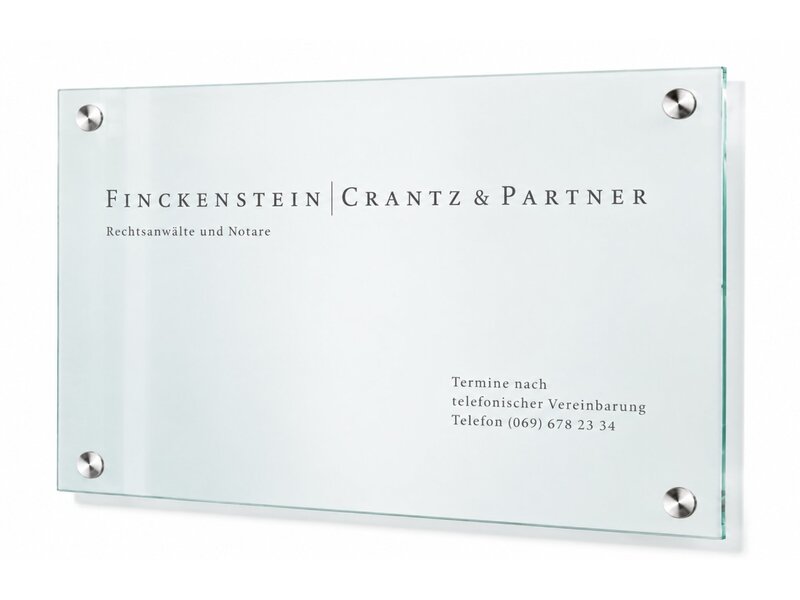 Sign Systems Cristallo plaques murales - A3 - 29,7h x 42l x 2,8p cm Cristallo plaques murales - A3 - 29,7h x 42l x 2,8p cm