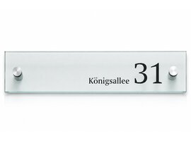 Cristallo bedrijfsbewijzering - 12,5h x 60b x 4,5d cm