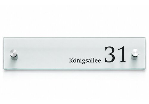 Cristallo bedrijfsbewijzering - 12,5h x 60b x 4,5d cm