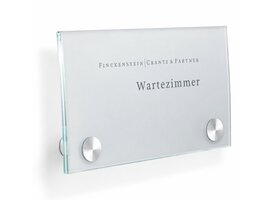 Sign Systems Cristallo plaques de porte - 10h x 17l Cristallo plaques de porte - 10h x 17l