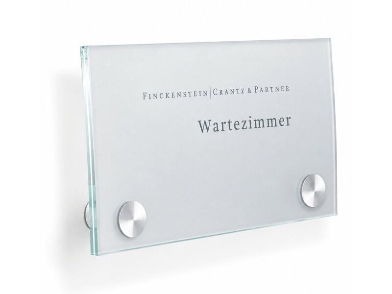 Sign Systems Cristallo plaques de porte - 10h x 17l Cristallo plaques de porte - 10h x 17l