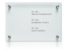 Sign Systems Cristallo bedrijfsbewijzering - 40h x 60b x 4,5d cm Cristallo bedrijfsbewijzering - 40h x 60b x 4,5d cm
