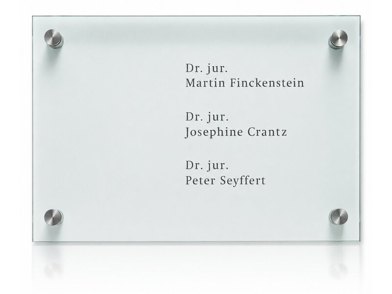 Sign Systems Cristallo bedrijfsbewijzering - 40h x 60b x 4,5d cm Cristallo bedrijfsbewijzering - 40h x 60b x 4,5d cm