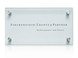 Sign Systems Cristallo bedrijfsbewijzering - 30h x 60b x 4,5d cm Cristallo bedrijfsbewijzering - 30h x 60b x 4,5d cm