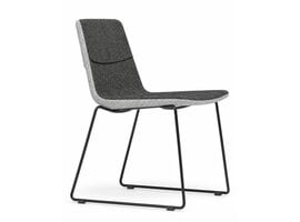 Narbutas Twist & Sit vergaderstoel – stapelbare designstoel met metalen onderstel