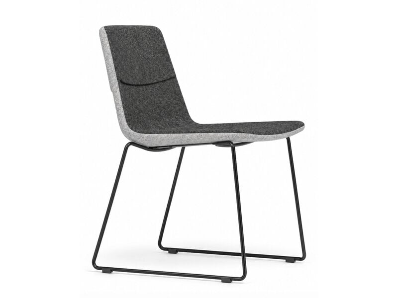 Narbutas Twist & Sit vergaderstoel – stapelbare designstoel met metalen onderstel