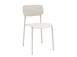 Kick collection KICK LIO eetkamerstoel – smalle kunststof stoel met retro design en metalen frame KICK LIO eetkamerstoel – smalle kunststof stoel met retro design en metalen frame