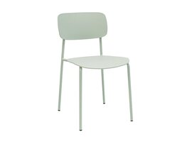Kick collection KICK LIO eetkamerstoel – smalle kunststof stoel met retro design en metalen frame KICK LIO eetkamerstoel – smalle kunststof stoel met retro design en metalen frame