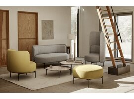 Softline Softline JOE Low Back lounge chair – compacte fauteuil met lage rug en zachte ronde vorm Softline JOE Low Back lounge chair – compacte fauteuil met lage rug en zachte ronde vorm