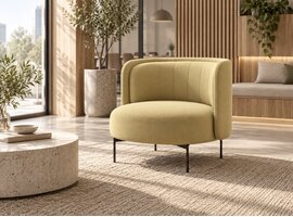 Softline Softline JOE Low Back lounge chair – compacte fauteuil met lage rug en zachte ronde vorm Softline JOE Low Back lounge chair – compacte fauteuil met lage rug en zachte ronde vorm