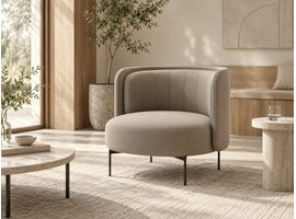 Softline Softline JOE Low Back lounge chair – compacte fauteuil met lage rug en zachte ronde vorm Softline JOE Low Back lounge chair – compacte fauteuil met lage rug en zachte ronde vorm