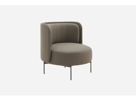 Softline Softline JOE Low Back lounge chair – compacte fauteuil met lage rug en zachte ronde vorm Softline JOE Low Back lounge chair – compacte fauteuil met lage rug en zachte ronde vorm