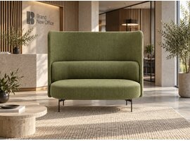 Softline Softline JOE Sofa High Back – compacte 2-zits sofa met hoge rug voor privacy en loungecomfort Softline JOE Sofa High Back – compacte 2-zits sofa met hoge rug voor privacy en loungecomfort