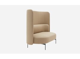 Softline Softline JOE Sofa High Back – compacte 2-zits sofa met hoge rug voor privacy en loungecomfort Softline JOE Sofa High Back – compacte 2-zits sofa met hoge rug voor privacy en loungecomfort