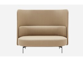 Softline Softline JOE Sofa High Back – compacte 2-zits sofa met hoge rug voor privacy en loungecomfort Softline JOE Sofa High Back – compacte 2-zits sofa met hoge rug voor privacy en loungecomfort