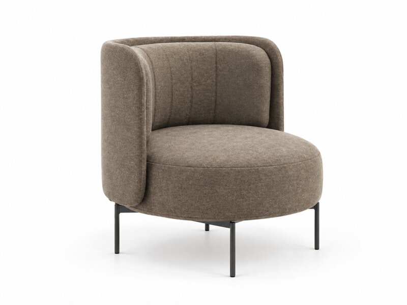 Softline Softline JOE Low Back lounge chair – compacte fauteuil met lage rug en zachte ronde vorm Softline JOE Low Back lounge chair – compacte fauteuil met lage rug en zachte ronde vorm