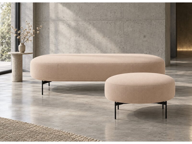 Softline Softline Joe poef small en large – design poef met zachte vormen, slanke poten en comfortabele uitstraling Softline Joe poef small en large – design poef met zachte vormen, slanke poten en comfortabele uitstraling
