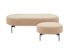 Softline Softline Joe poef small en large – design poef met zachte vormen, slanke poten en comfortabele uitstraling Softline Joe poef small en large – design poef met zachte vormen, slanke poten en comfortabele uitstraling