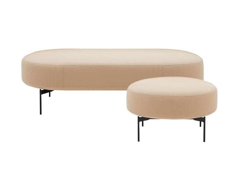 Softline Softline Joe poef small en large – design poef met zachte vormen, slanke poten en comfortabele uitstraling Softline Joe poef small en large – design poef met zachte vormen, slanke poten en comfortabele uitstraling