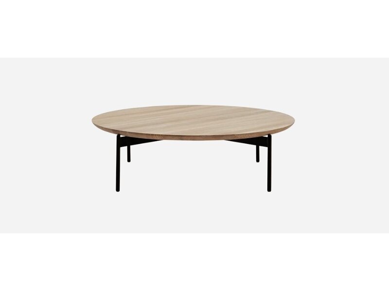 Softline JOE lage tafel low en high – ronde design salontafel voor lounge, lobby en moderne kantoorruimtes