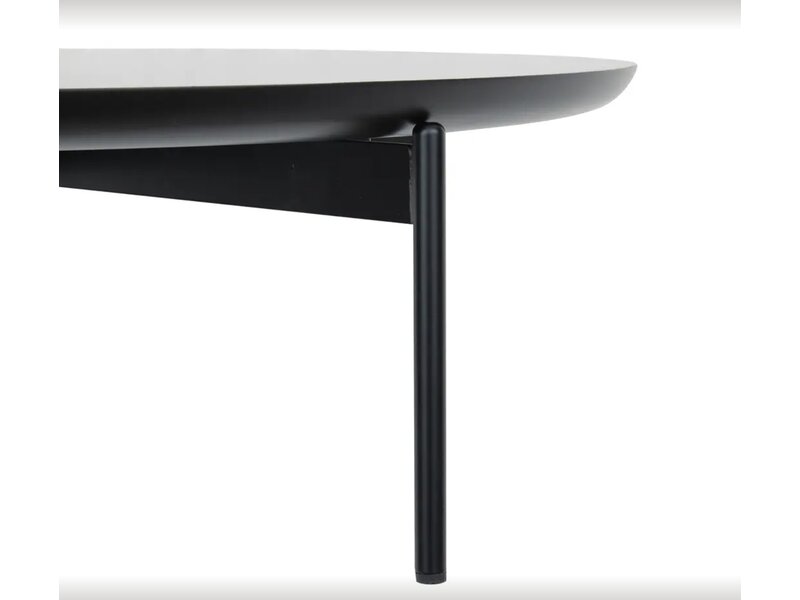 Softline JOE lage tafel low en high – ronde design salontafel voor lounge, lobby en moderne kantoorruimtes