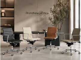 Luxy Fauteuil de bureau Luxy Light en cuir ou simili cuir – Fauteuil design à dossier bas Fauteuil de bureau Luxy Light en cuir ou simili cuir – Fauteuil design à dossier bas