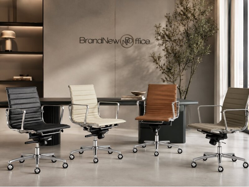 Luxy Fauteuil de bureau Luxy Light en cuir ou simili cuir – Fauteuil design à dossier bas Fauteuil de bureau Luxy Light en cuir ou simili cuir – Fauteuil design à dossier bas