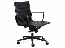 Luxy Fauteuil de bureau Luxy Light en cuir ou simili cuir – Fauteuil design à dossier bas Fauteuil de bureau Luxy Light en cuir ou simili cuir – Fauteuil design à dossier bas
