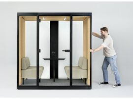 Narbutas SONUS M – Cabine acoustique 2 personnes avec canapé intégré