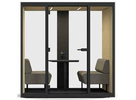 Narbutas SONUS M – Cabine acoustique 2 personnes avec canapé intégré