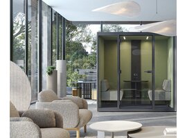 Narbutas SONUS M – Cabine acoustique 2 personnes avec canapé intégré