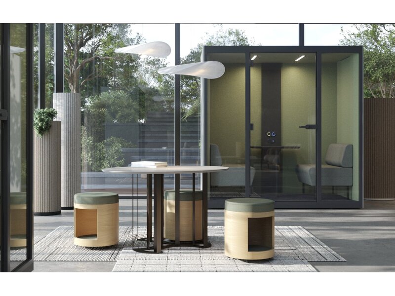 Narbutas SONUS M – Cabine acoustique 2 personnes avec canapé intégré