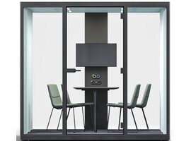 Narbutas SONUS L – Cabine de réunion acoustique pour 4 personnes