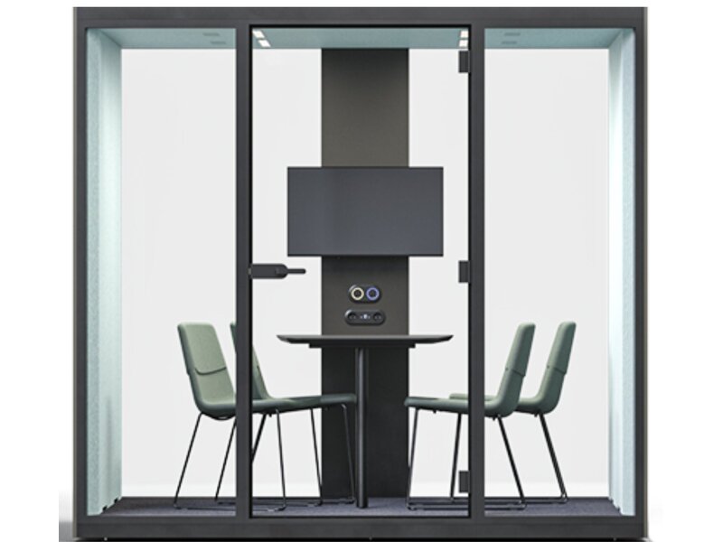 Narbutas SONUS L – Cabine de réunion acoustique pour 4 personnes
