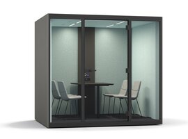 Narbutas SONUS L – Cabine de réunion acoustique pour 4 personnes