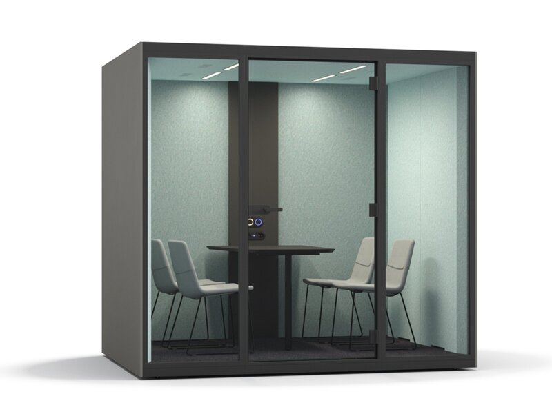 Narbutas SONUS L – Cabine de réunion acoustique pour 4 personnes