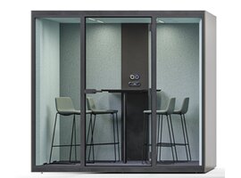 Narbutas SONUS L – Cabine de réunion acoustique pour 4 personnes