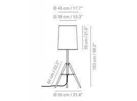 Carpyen Tripod lampadaire Tripod lampadaire