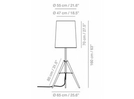 Carpyen Tripod vloerlamp Tripod vloerlamp