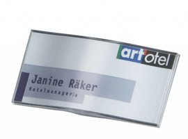 Sign Systems Ocean plaque nomative avec broche et clip Ocean plaque nomative avec broche et clip