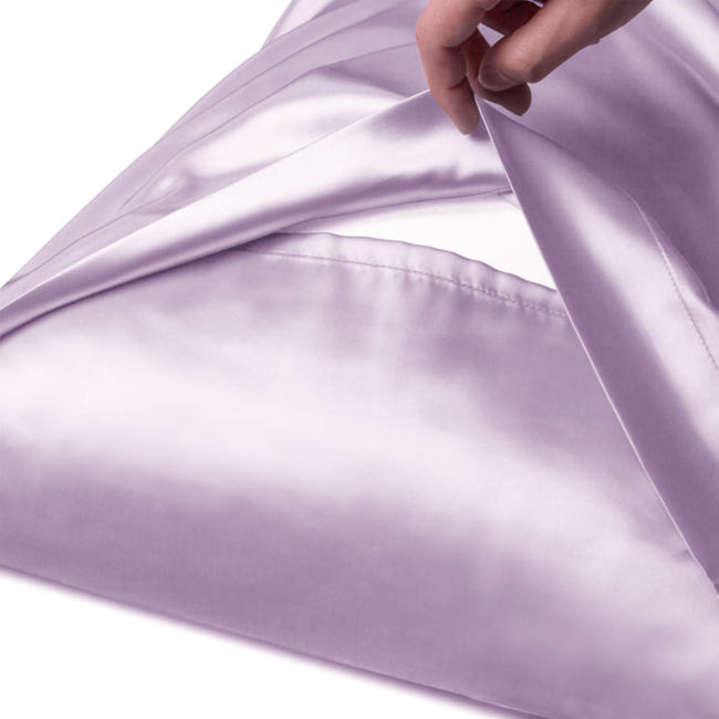 HER MOTIONS Lavendel Satijn Kussensloop 60x70 cm