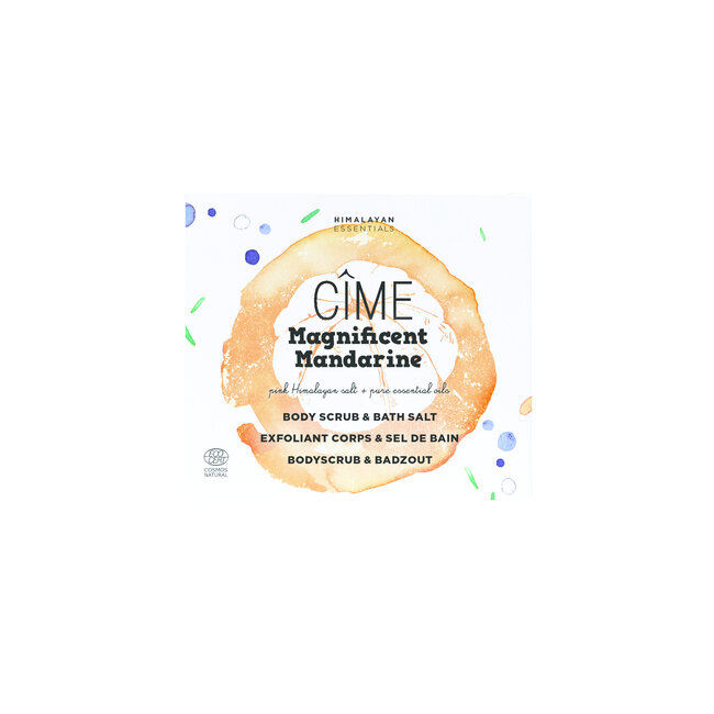 CÎME SKINCARE Magnificent Mandarine | Bodyscrub & Badzout