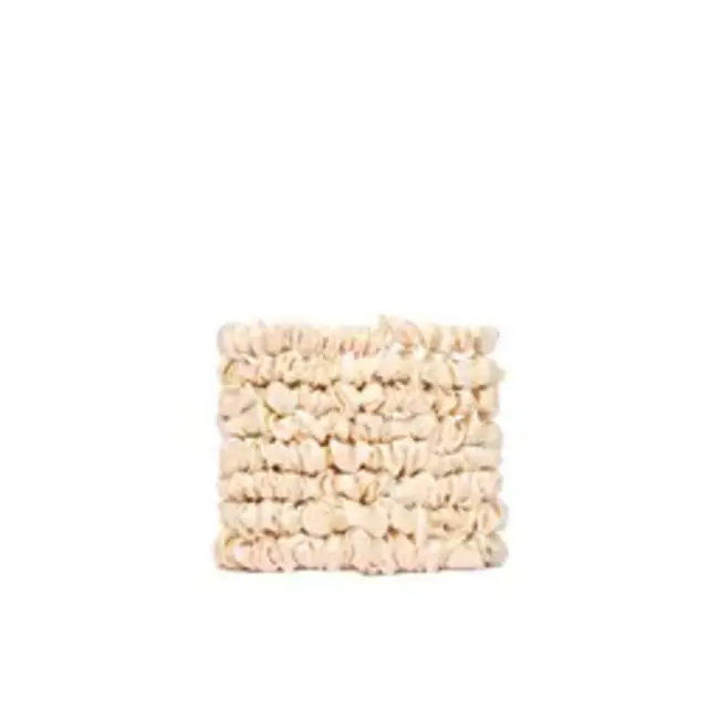 VEGANBOOST Satijnen Scrunchies Nude 8x Klein