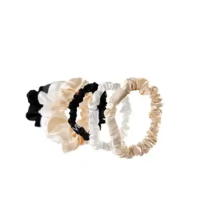 VEGANBOOST Satijnen Scrunchies Mix 3x Klein 3x Groot