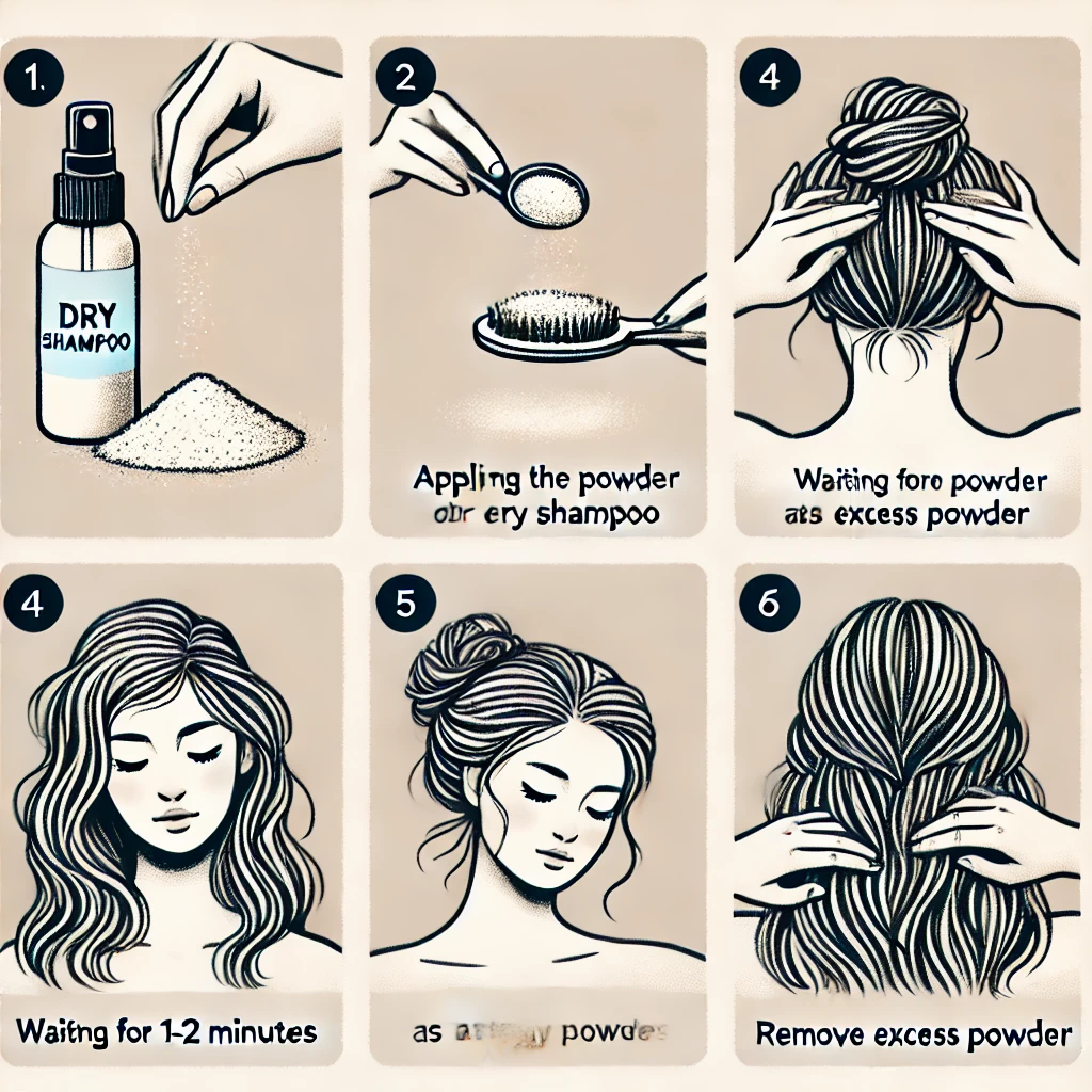 how to dry shampoo