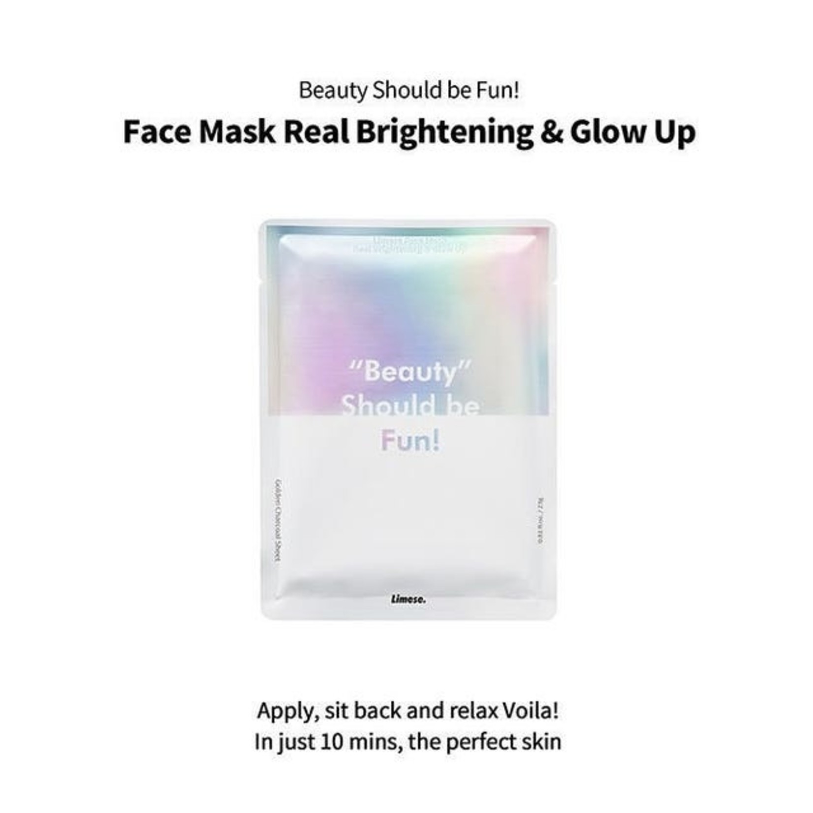 Limese Face Mask Real Brightening & Glow Up