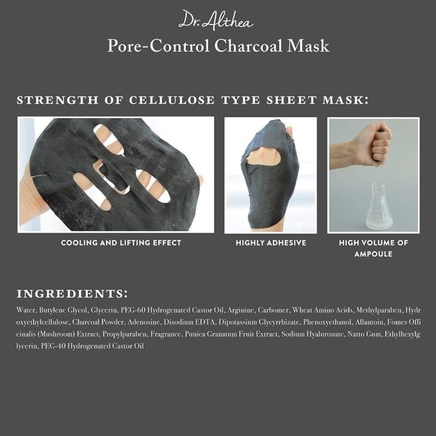 Dr. Althea Pore-Control Charcoal Mask