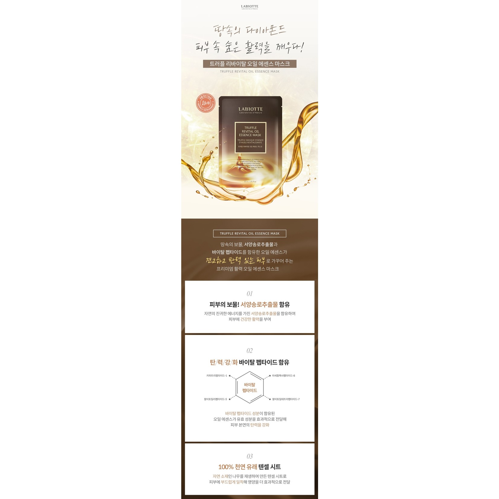 LABIOTTE Truffle Revital Oil Essence Mask