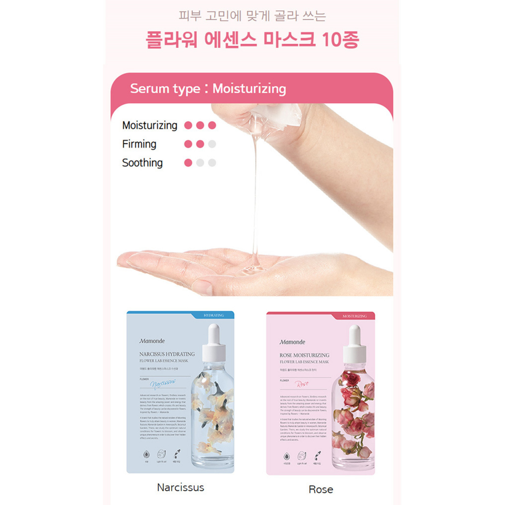 Mamonde Rose Moisturizing Flower Lab Essence Mask