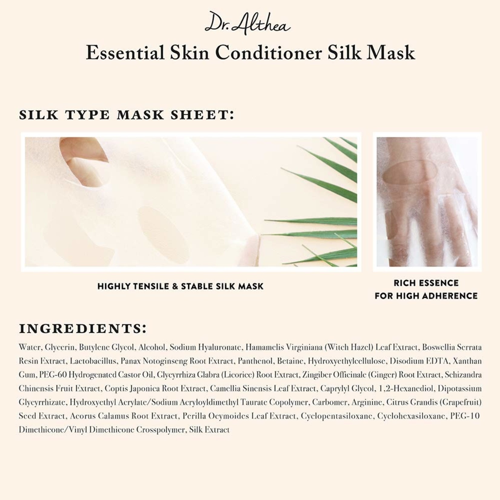 Dr. Althea Premium Essential Skin Conditioner Silk Mask